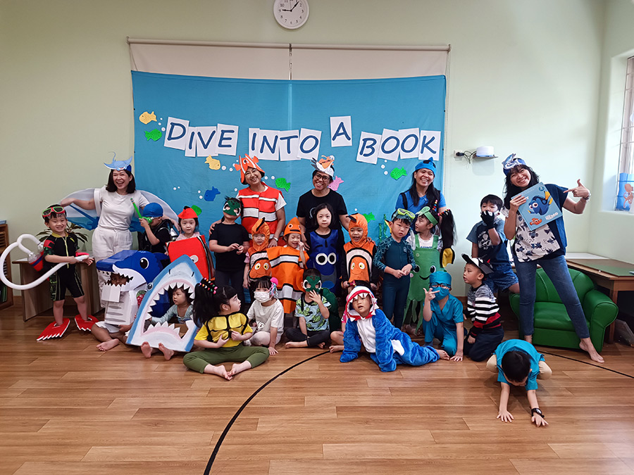 Book Week Kindergarten - o fish ally loves book